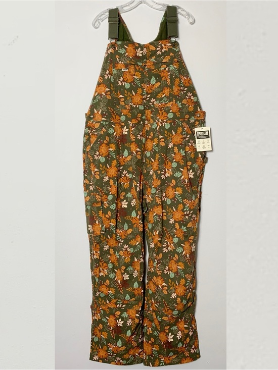 Duluth Trading Co Pants - NWT Duluth XXL x31L Heirloom Gardening Lined Bib Overalls Loden Autumn Leaves